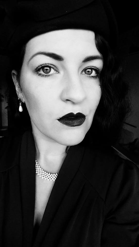 black and white