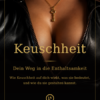 Frau mit goldenem Schlüsselamulett und schwarzer Lederjacke